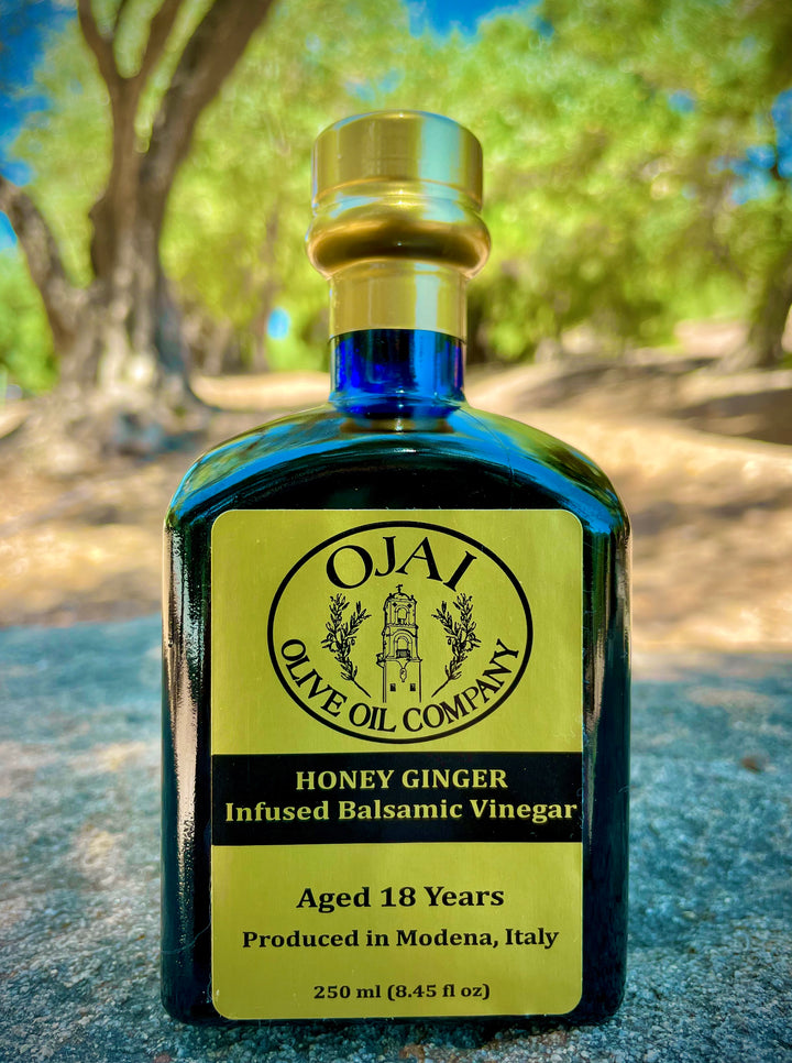 Honey Ginger Infused Balsamic Vinegar – Ojai Olive Oil